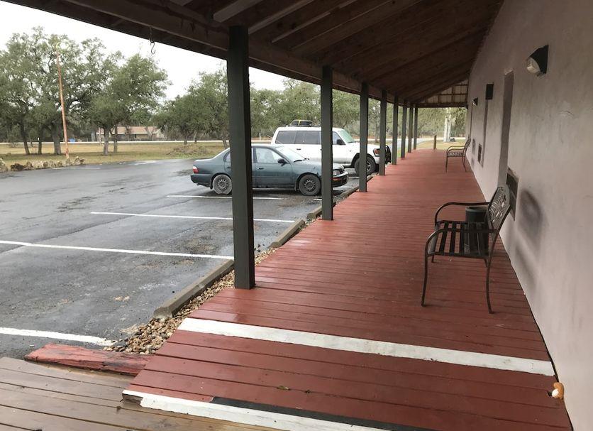 Private patio seating outside a guest room